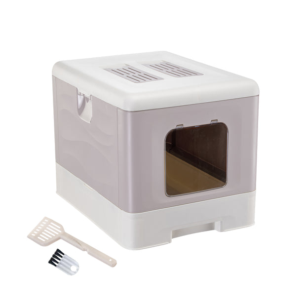 SAHARA Maison Toilette pour Chats