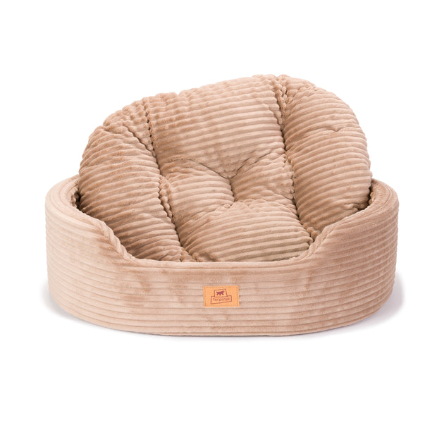 DANDY CORDUROY Panier divan avec coussin amovible pour chiens et chats