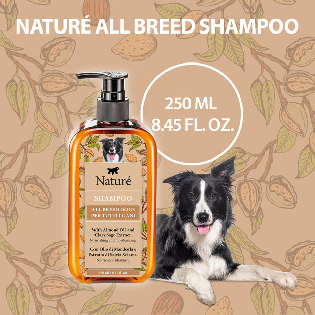 SHAMPOING POUR CHIENS NATURÉ À L’HUILE D’AMANDE
