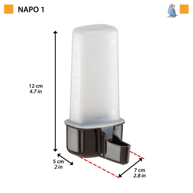 Distributeur d’eau ou de nourriture pour oiseaux