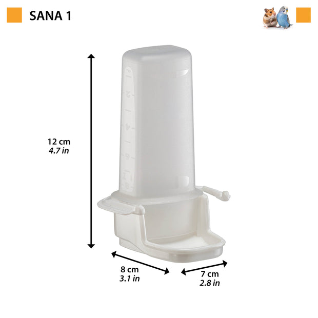 Distributeur d’eau ou de nourriture pour hamsters et oiseaux
