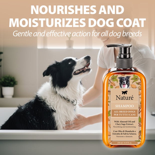 SHAMPOING POUR CHIENS NATURÉ À L’HUILE D’AMANDE