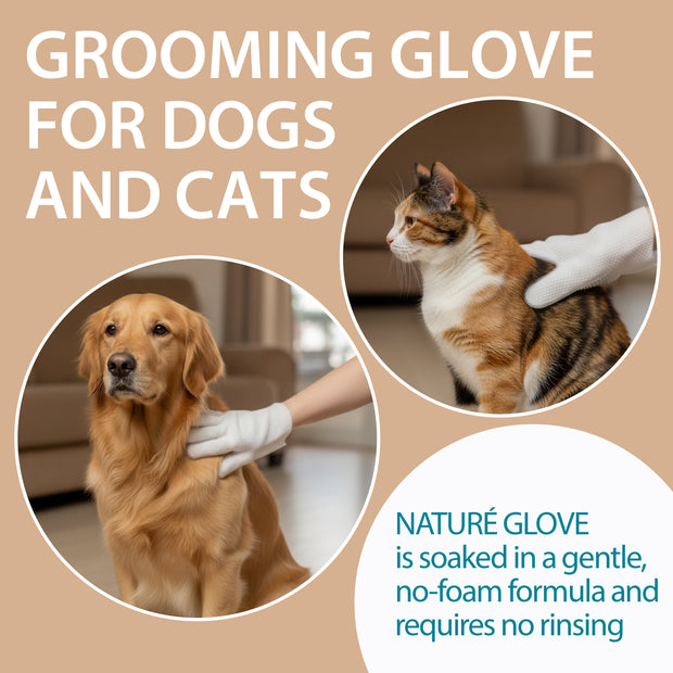 NATURÉ GANTS NETTOYANTS À LA NOIX DE COCO (X8)