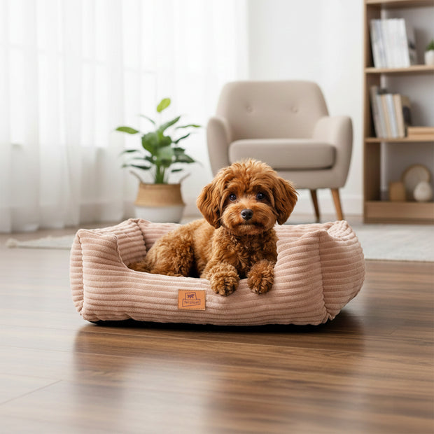 SWEETIE CORDUROY Panier moelleux pour chiens et chats