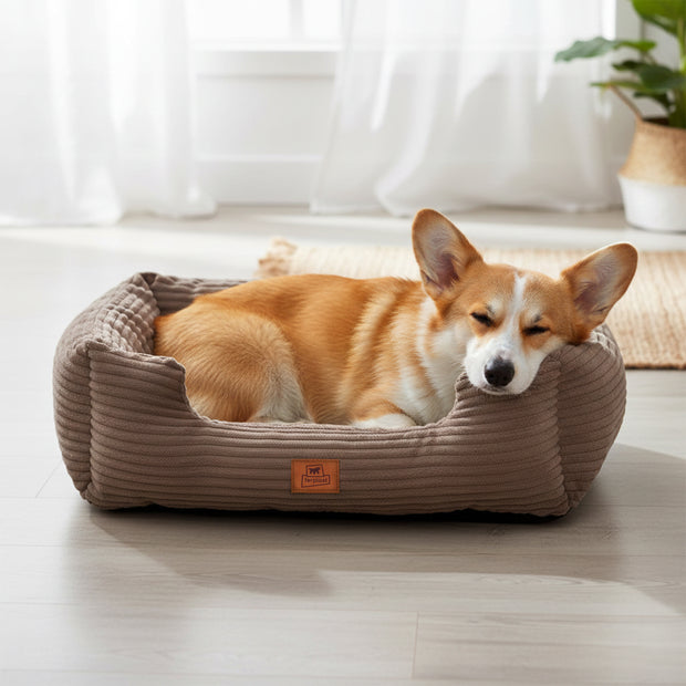 SWEETIE CORDUROY Panier moelleux pour chiens et chats